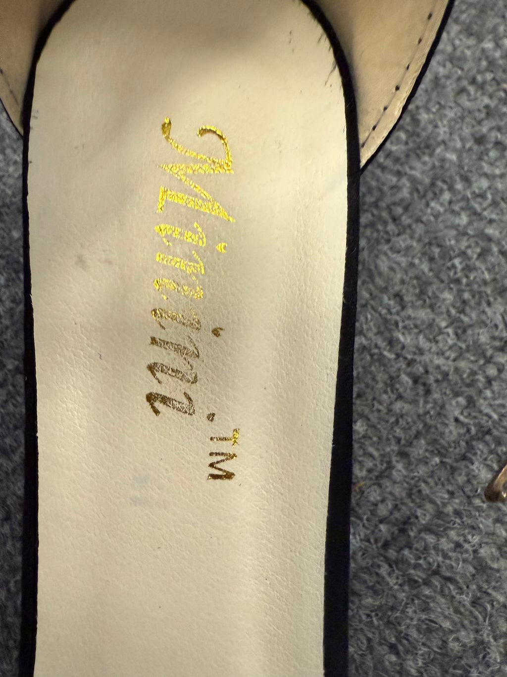 Minini black low heel sandals