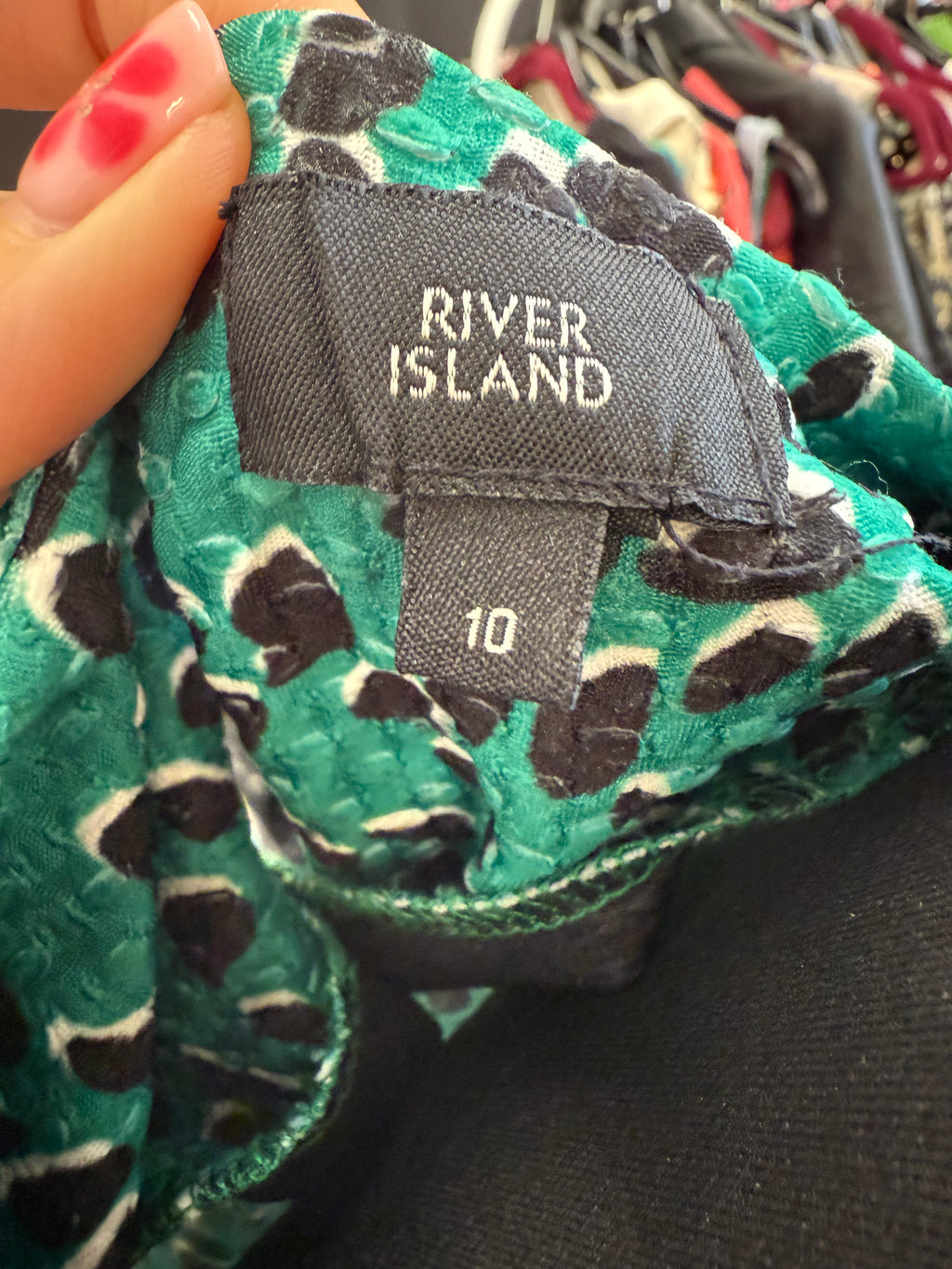 River Island pouffe sleeve dress