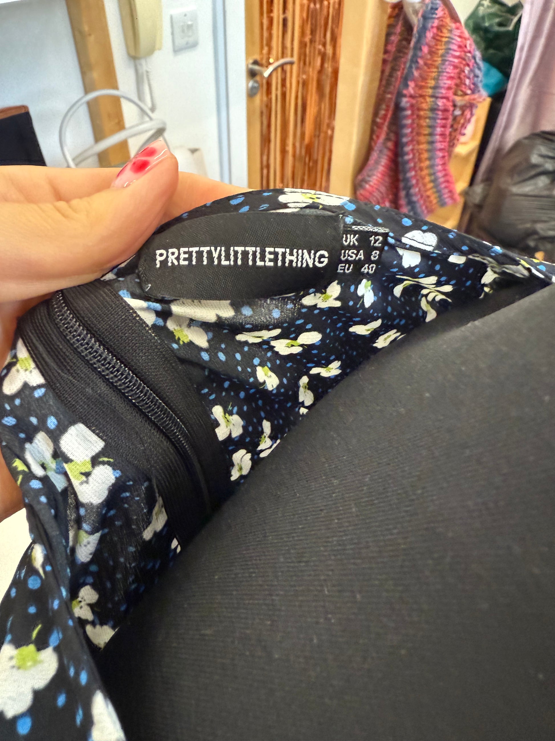 PLT floral mini dress