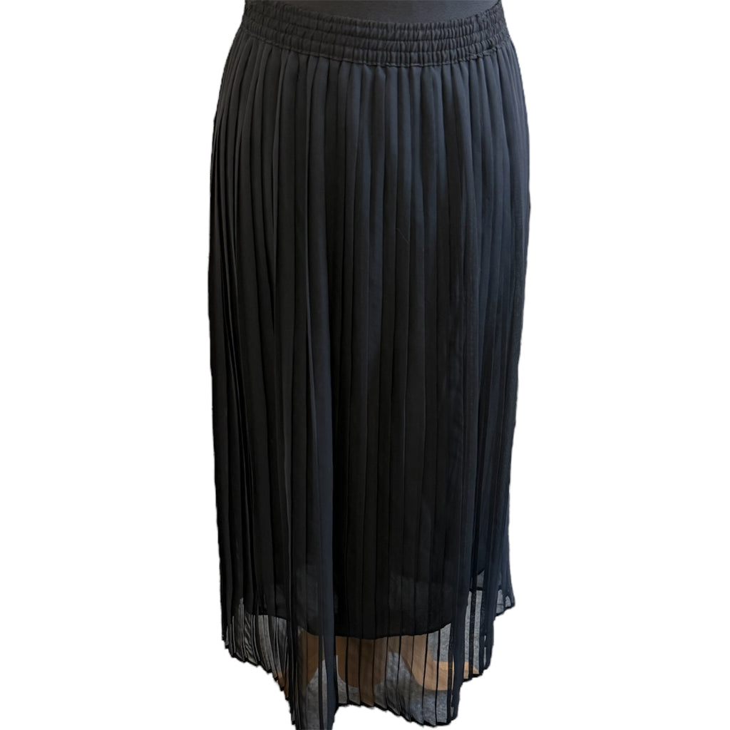 Principles Classics black pleat midi skirt