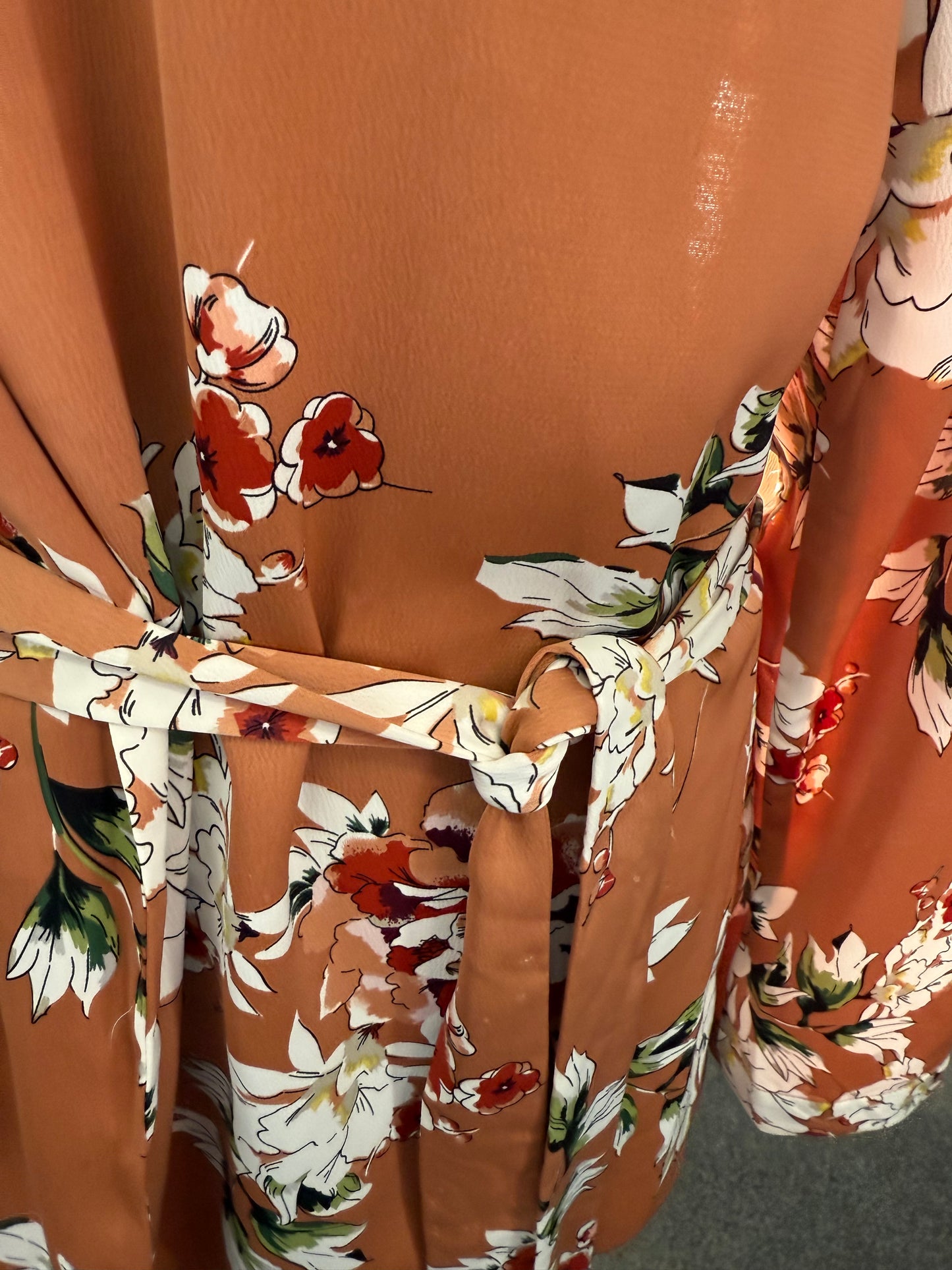 Carolina Bell floral wrap top