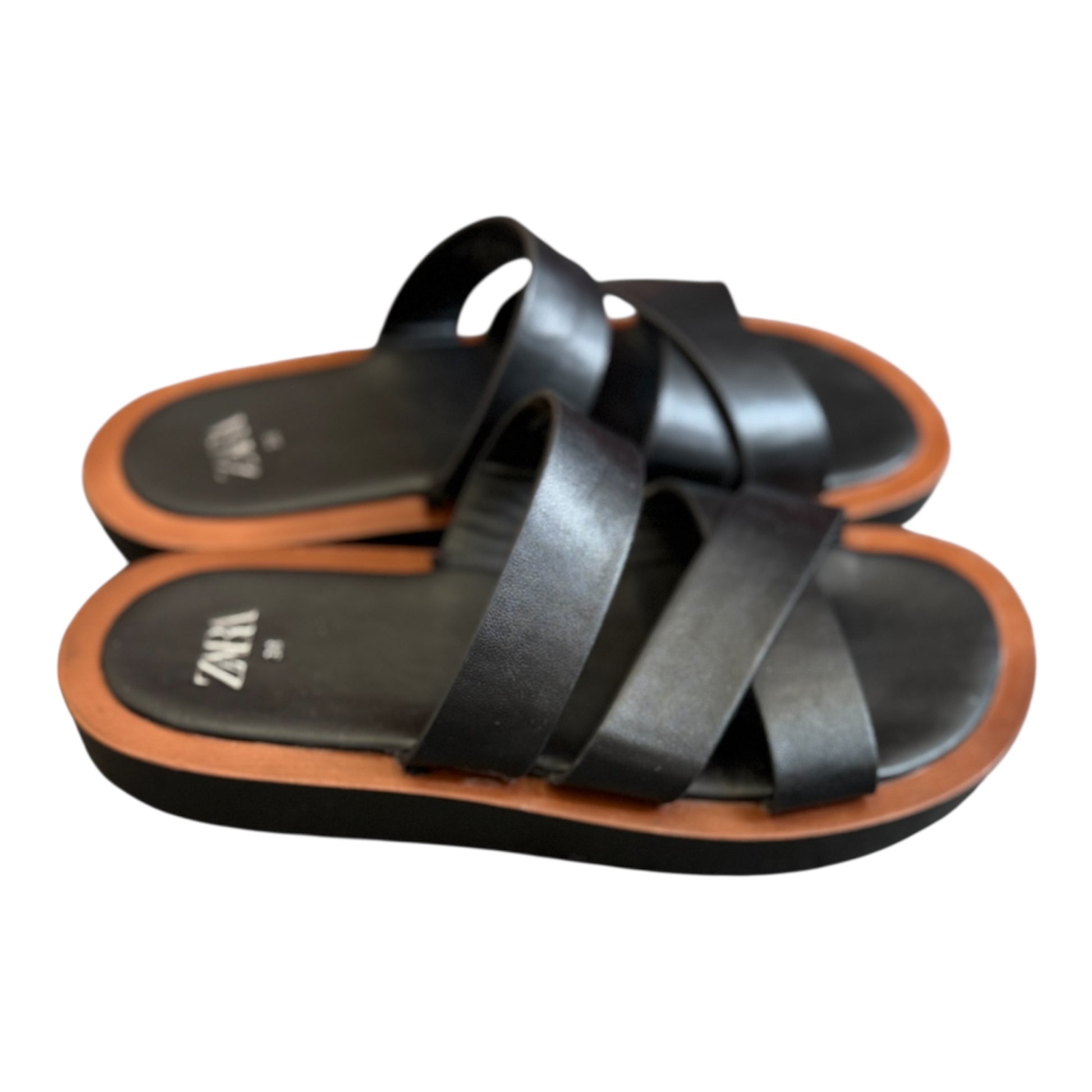 Zara black sandals
