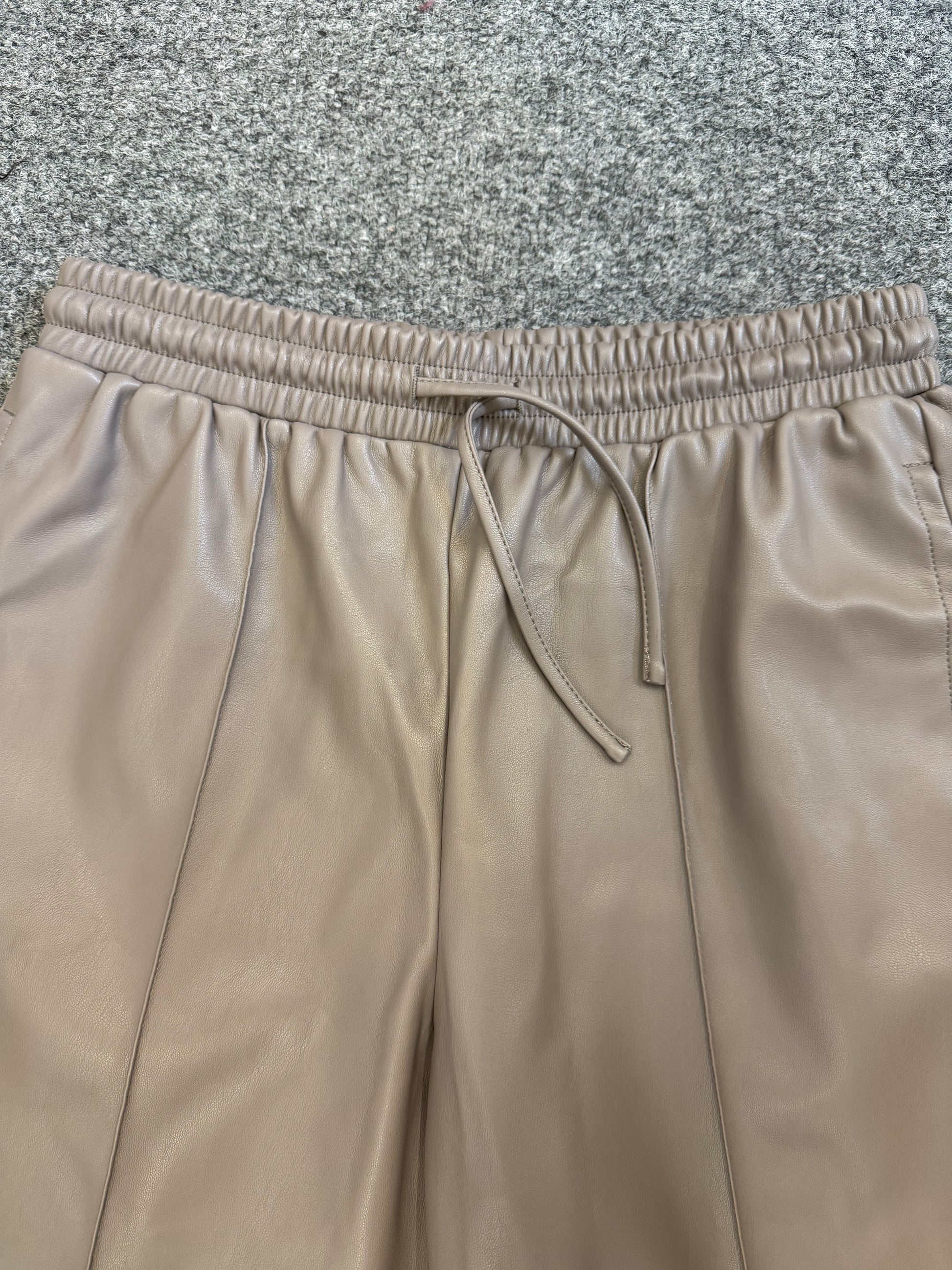 River Island faux leather trousers
