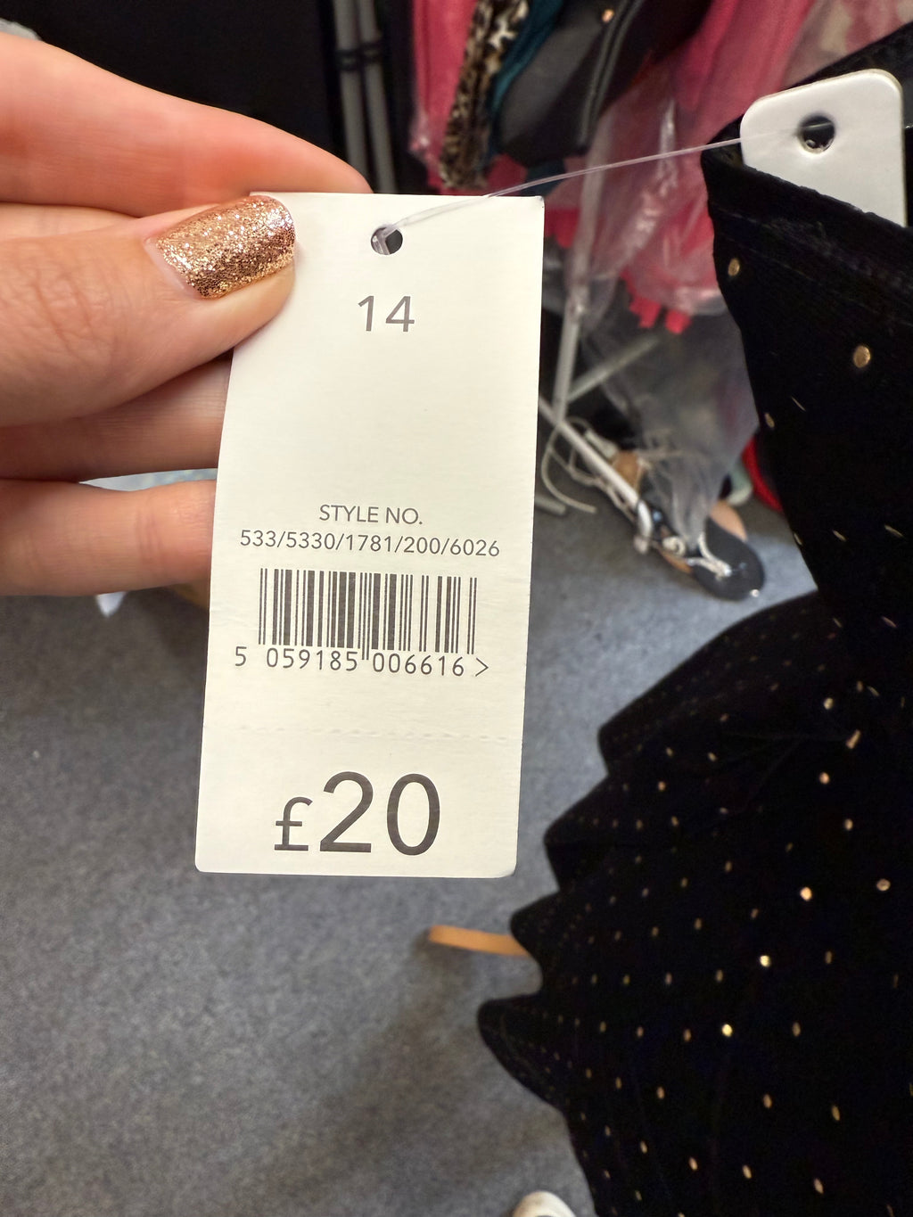 George gold stud velour mini dress