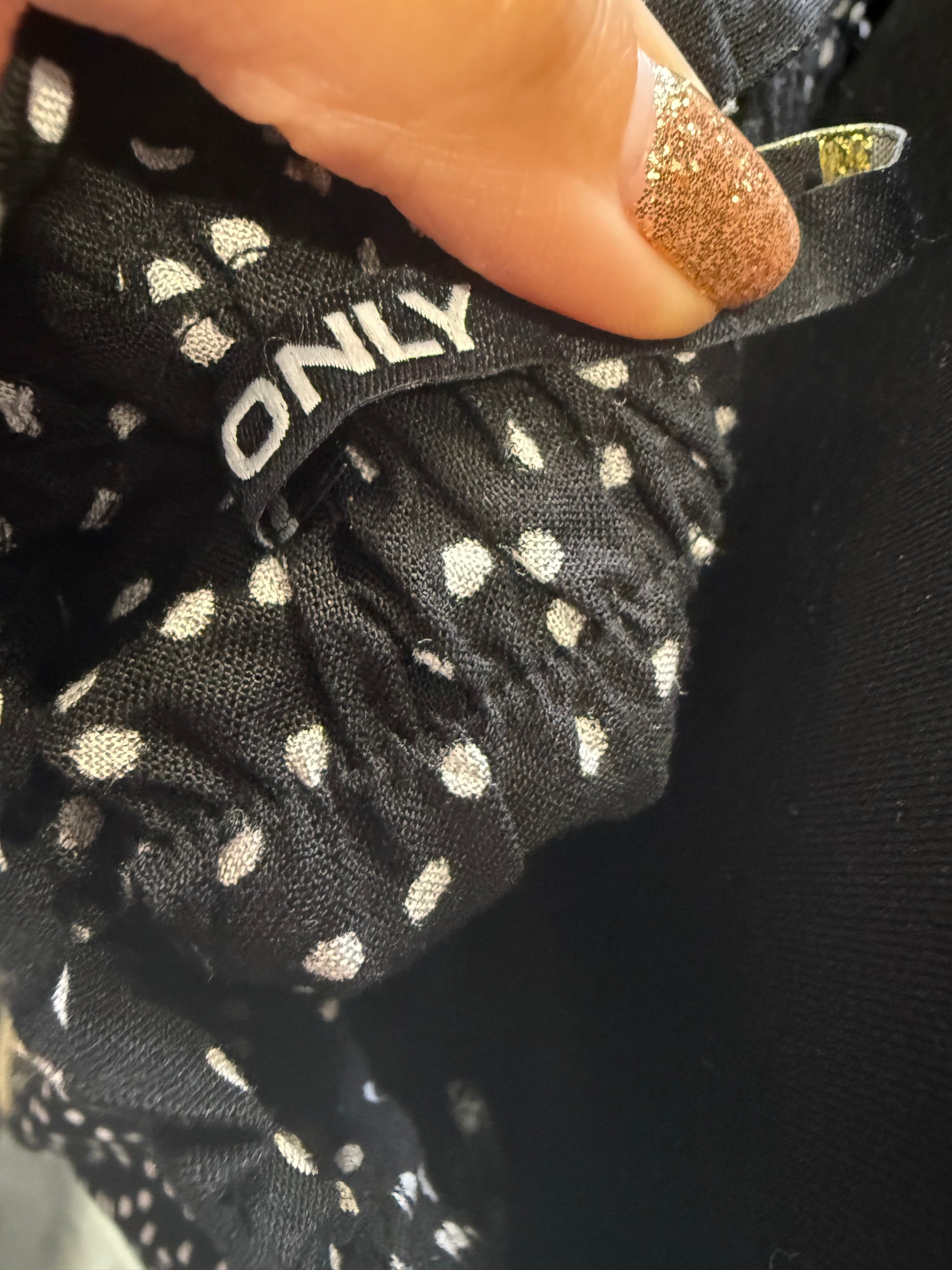 ONLY polka dot midi skirt