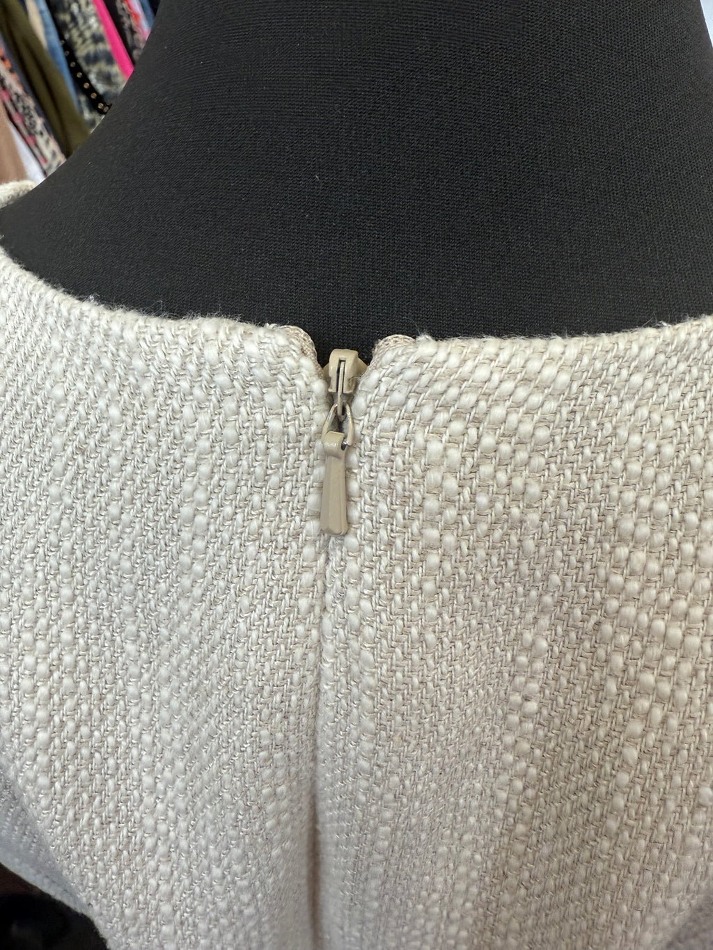 Hobbs beige occasion dress