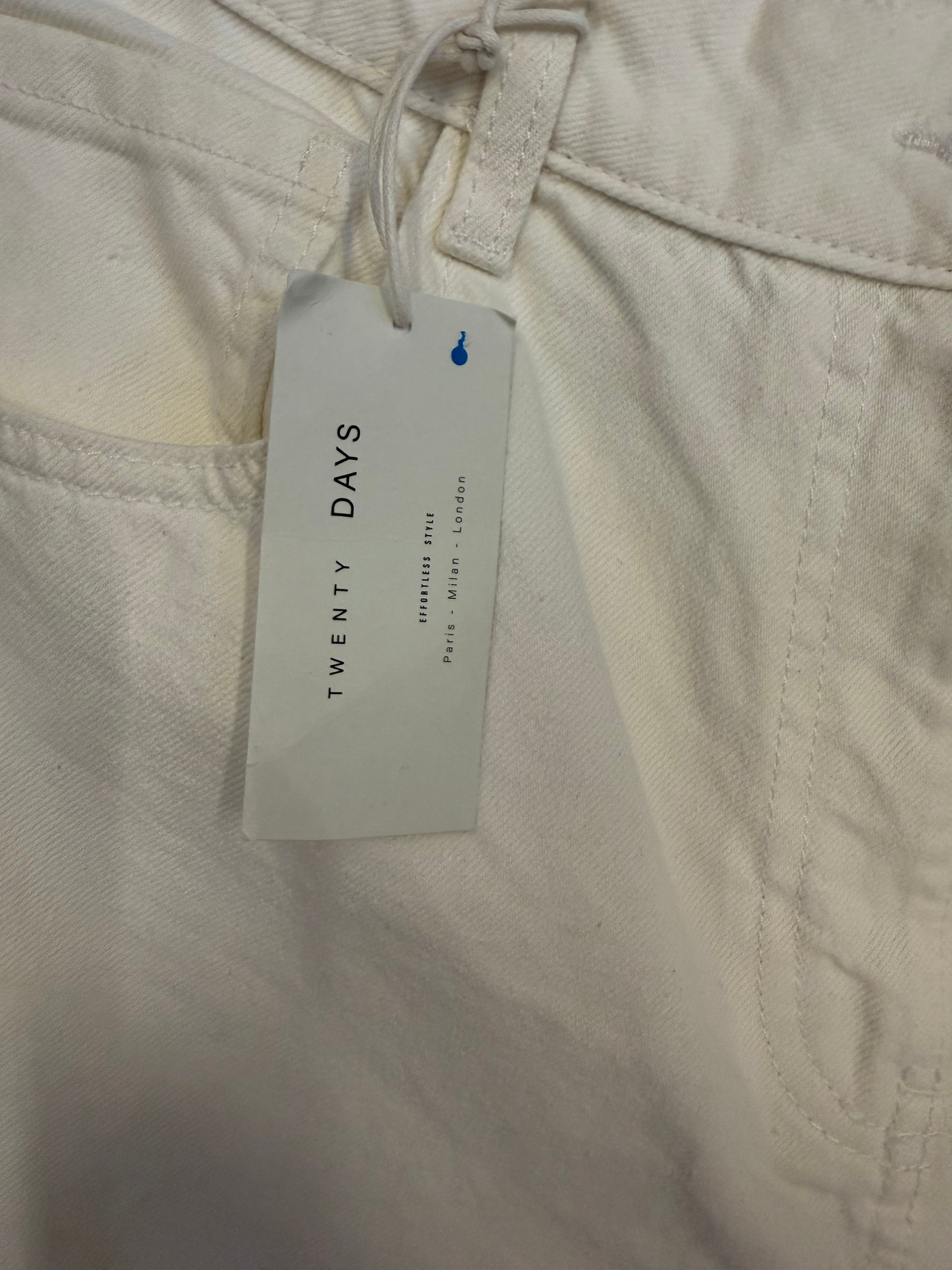 Twenty Days white wide leg jeans