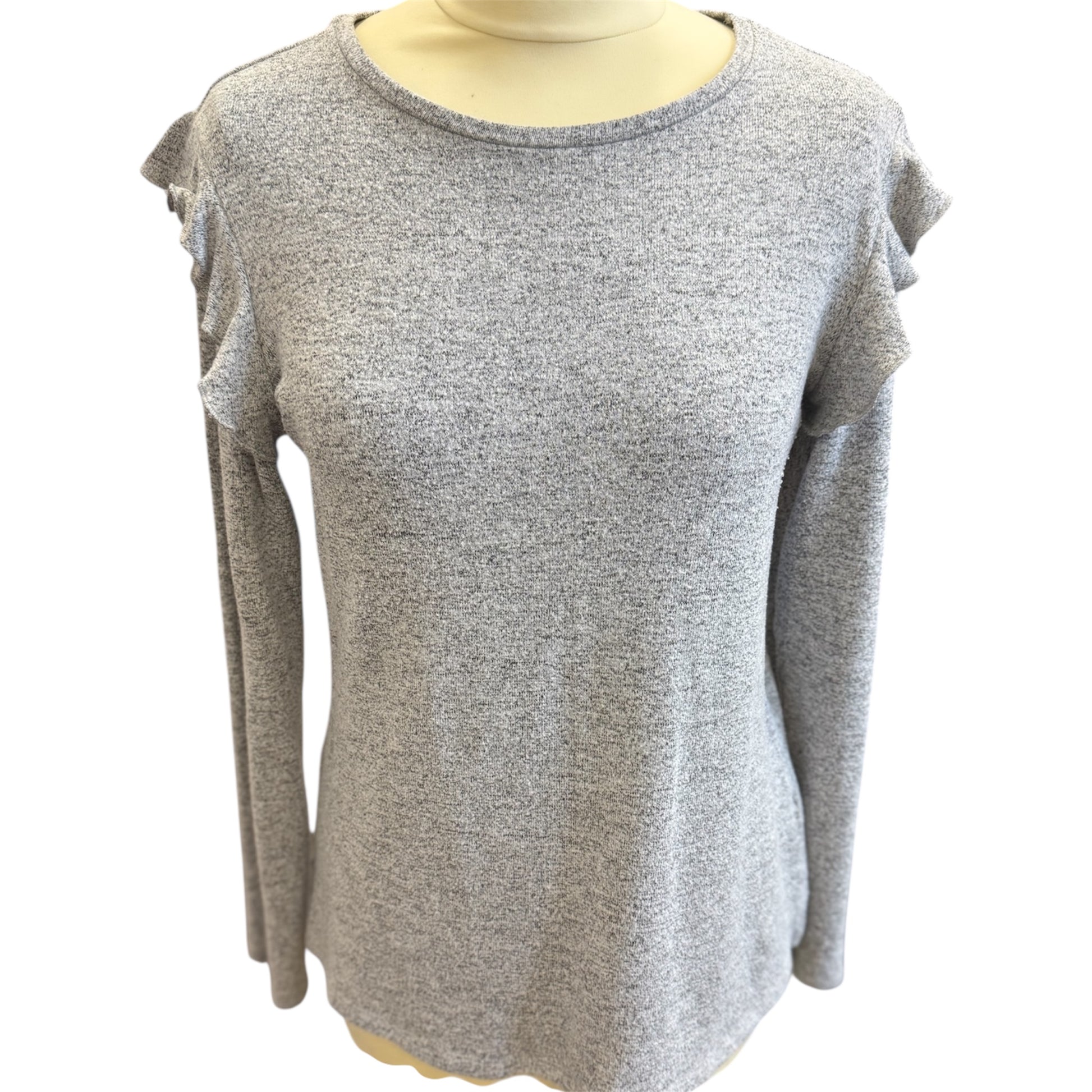 Oasis frill sleeve knitted top