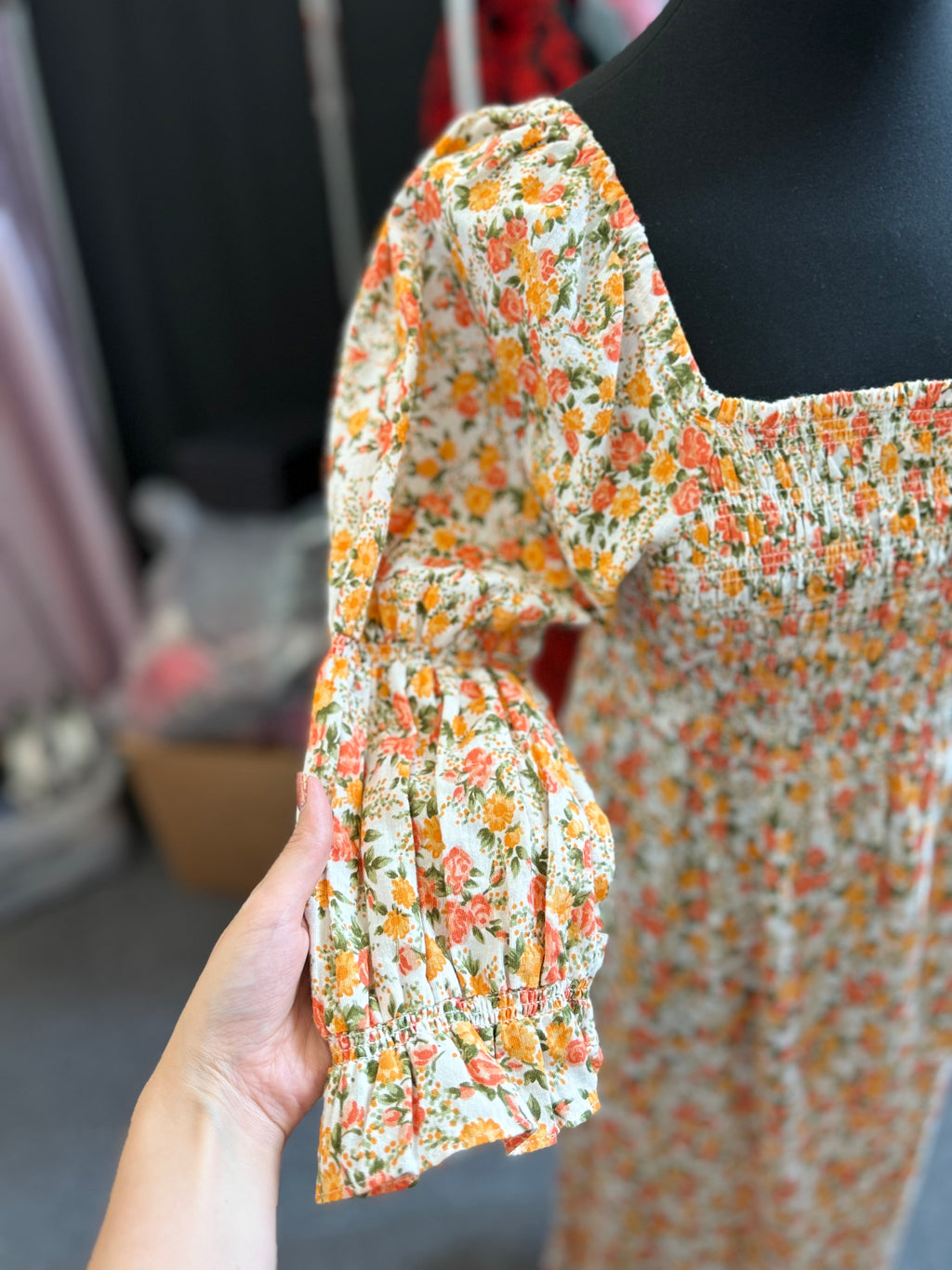 Miss Selfridge floral maxi dress