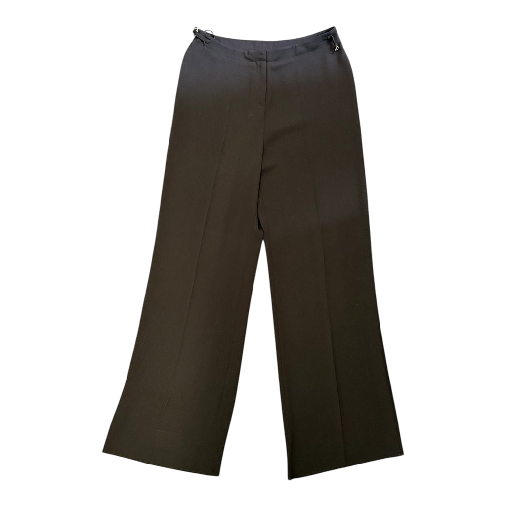 Vintage Debenhams wide leg black trousers
