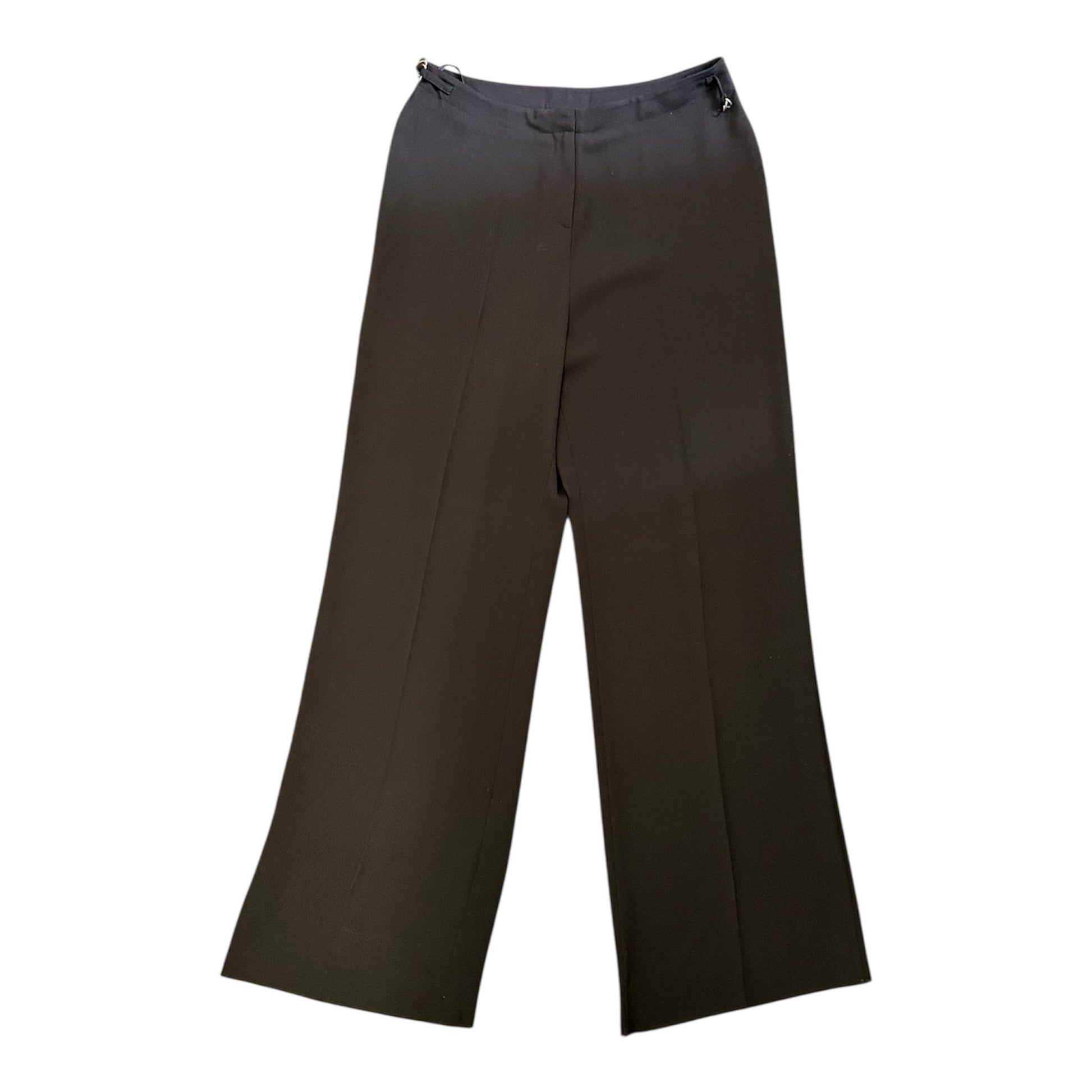 Vintage Debenhams wide leg black trousers