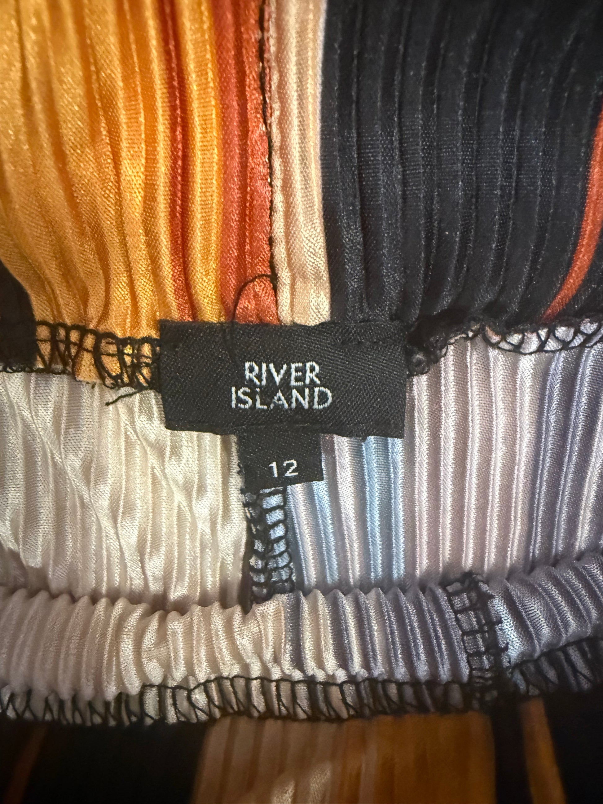 River Island stripe wide leg trouser co-ord