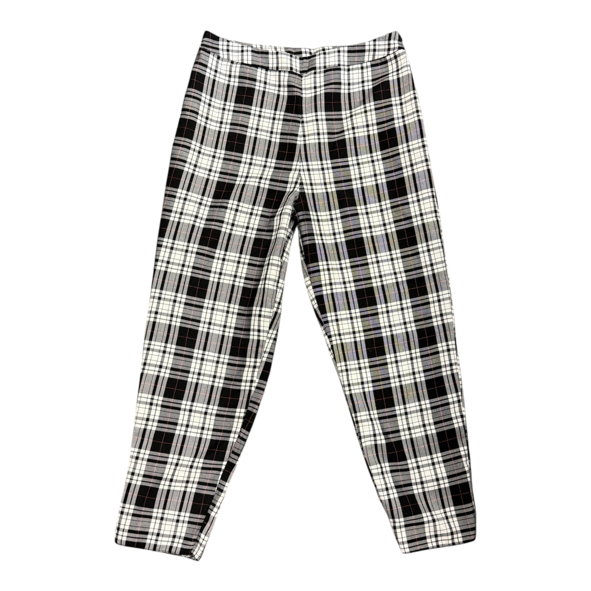 New Look tartan tapered trousers