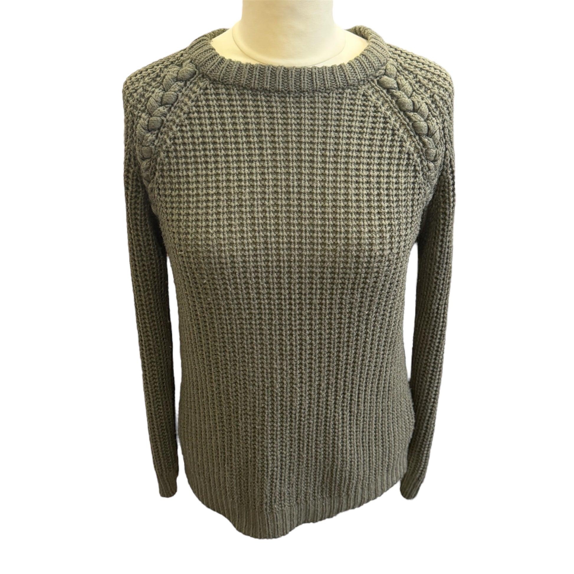 Primark khaki knit jumper