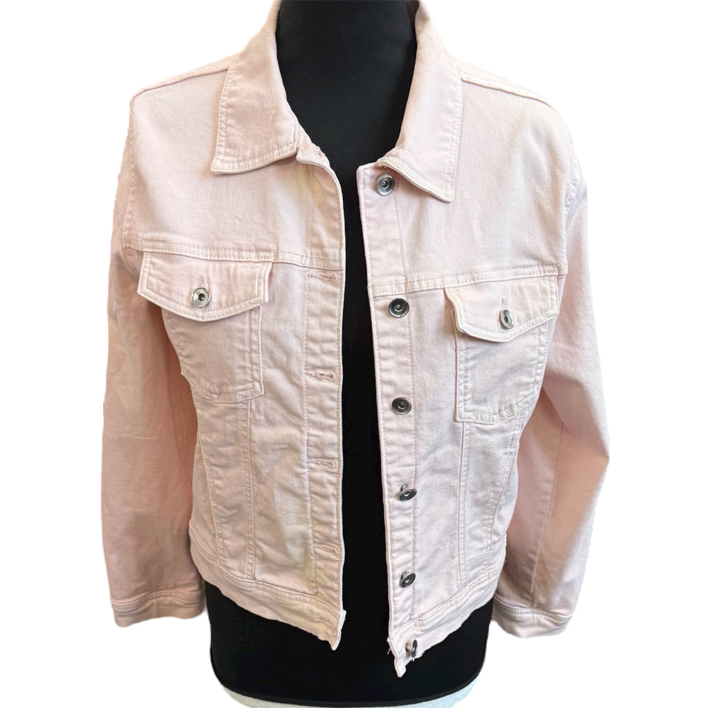 Samara Reya pale pink denim jacket