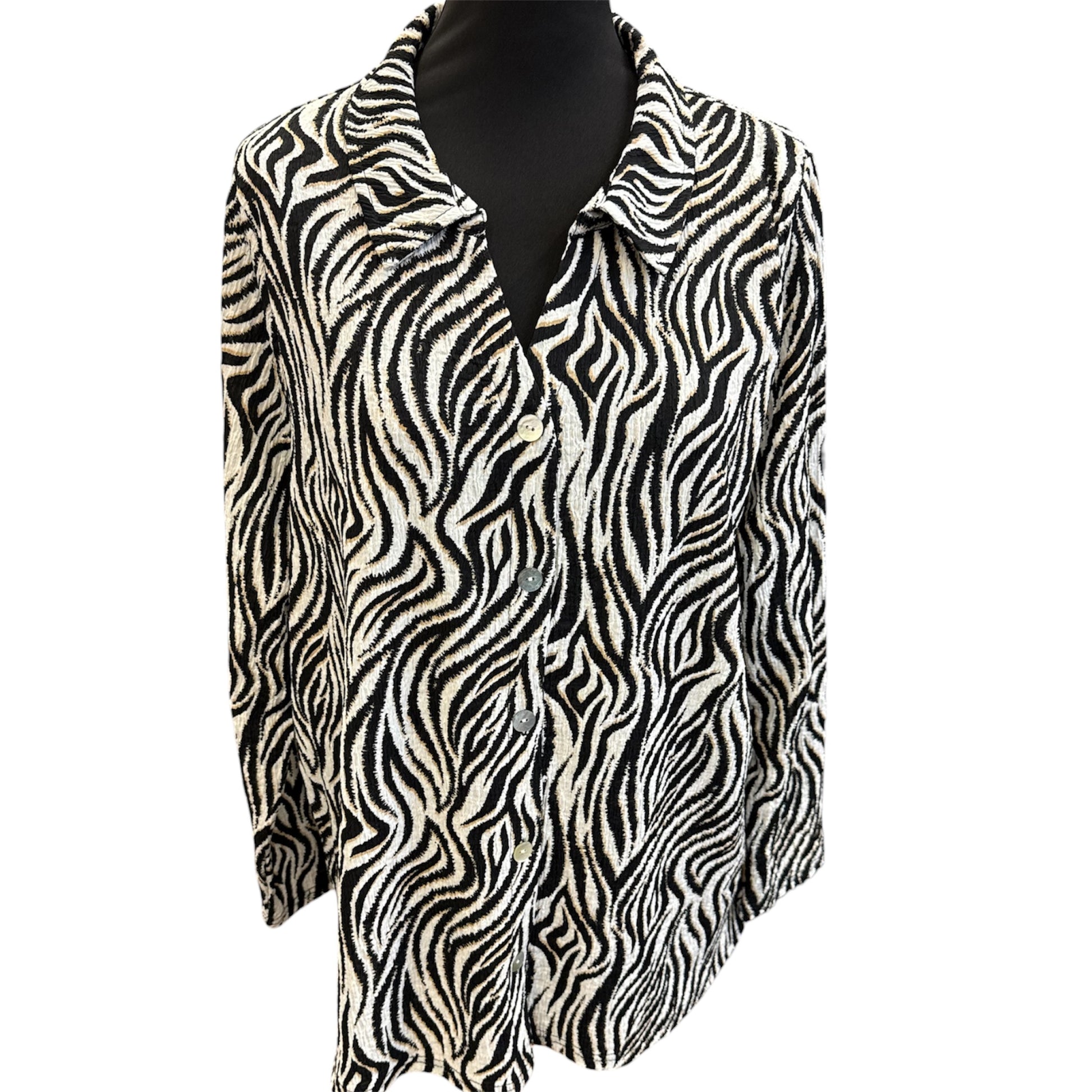 Bon Marche animal print blouse