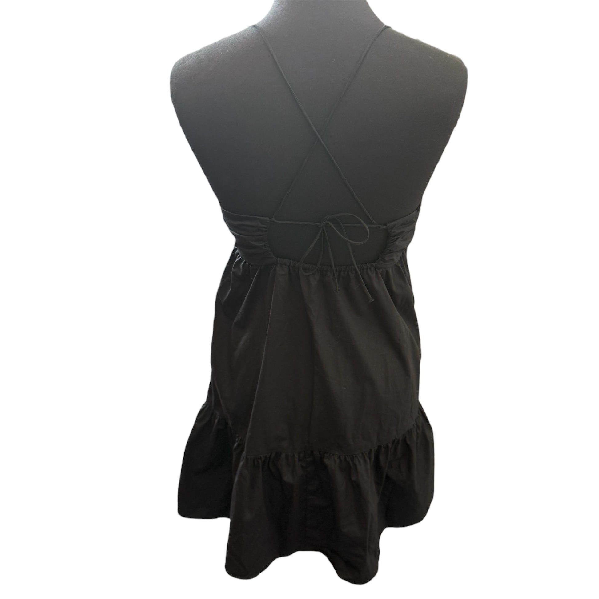 Zara strappy tier longline top