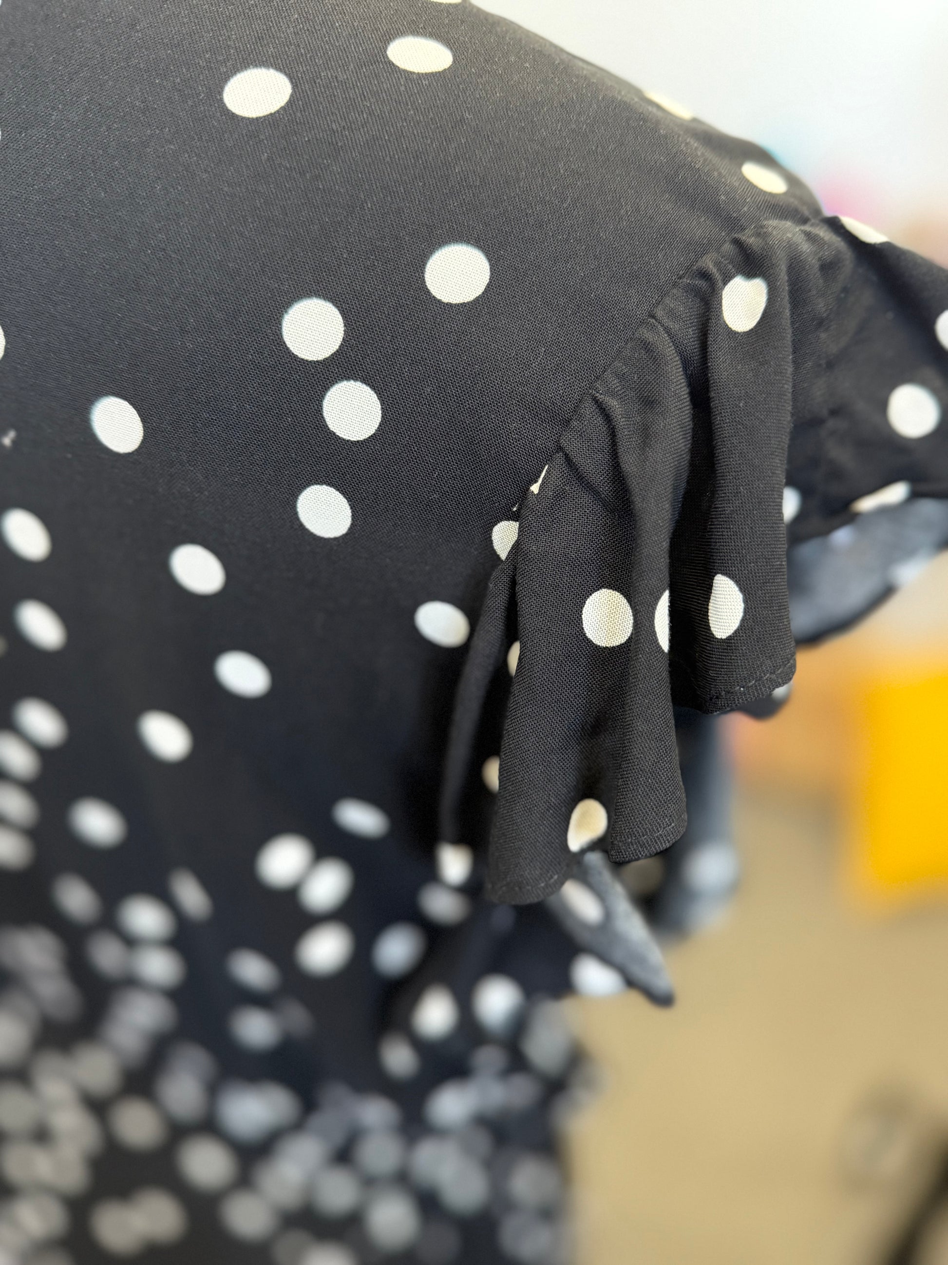 M&Co polka dot maxi dress