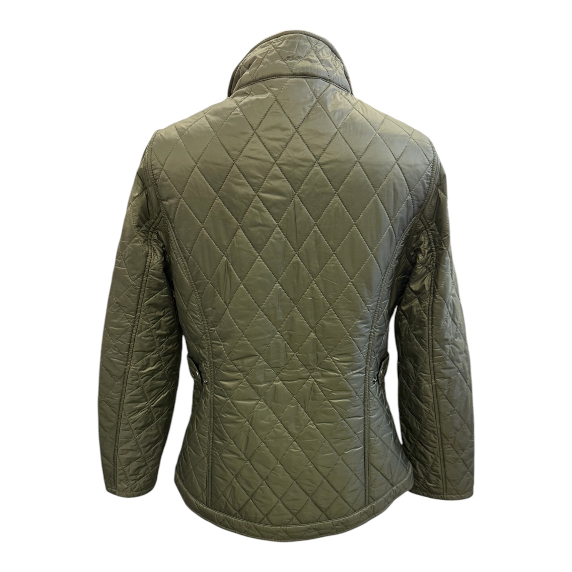 Barbour khaki padded fleece lined jacket