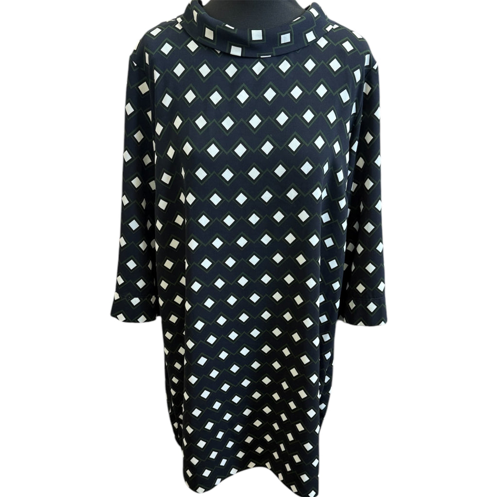 Dorothy Perkins 3/4 sleeve geometric dress