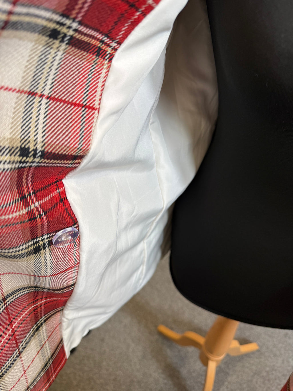 H&M tartan blazer