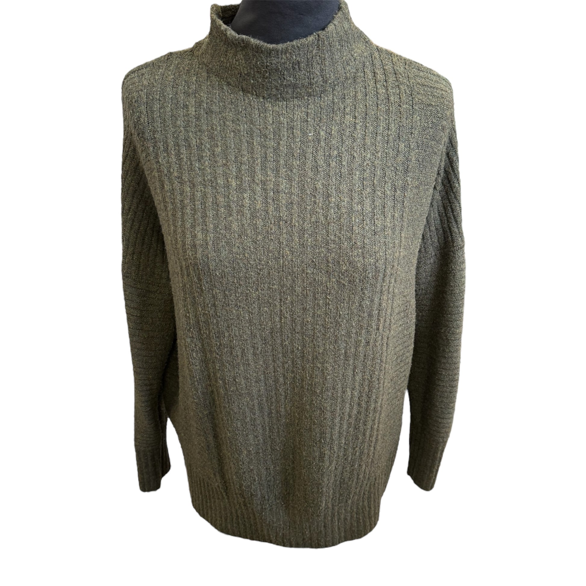 Warehouse dark green high necked jumper