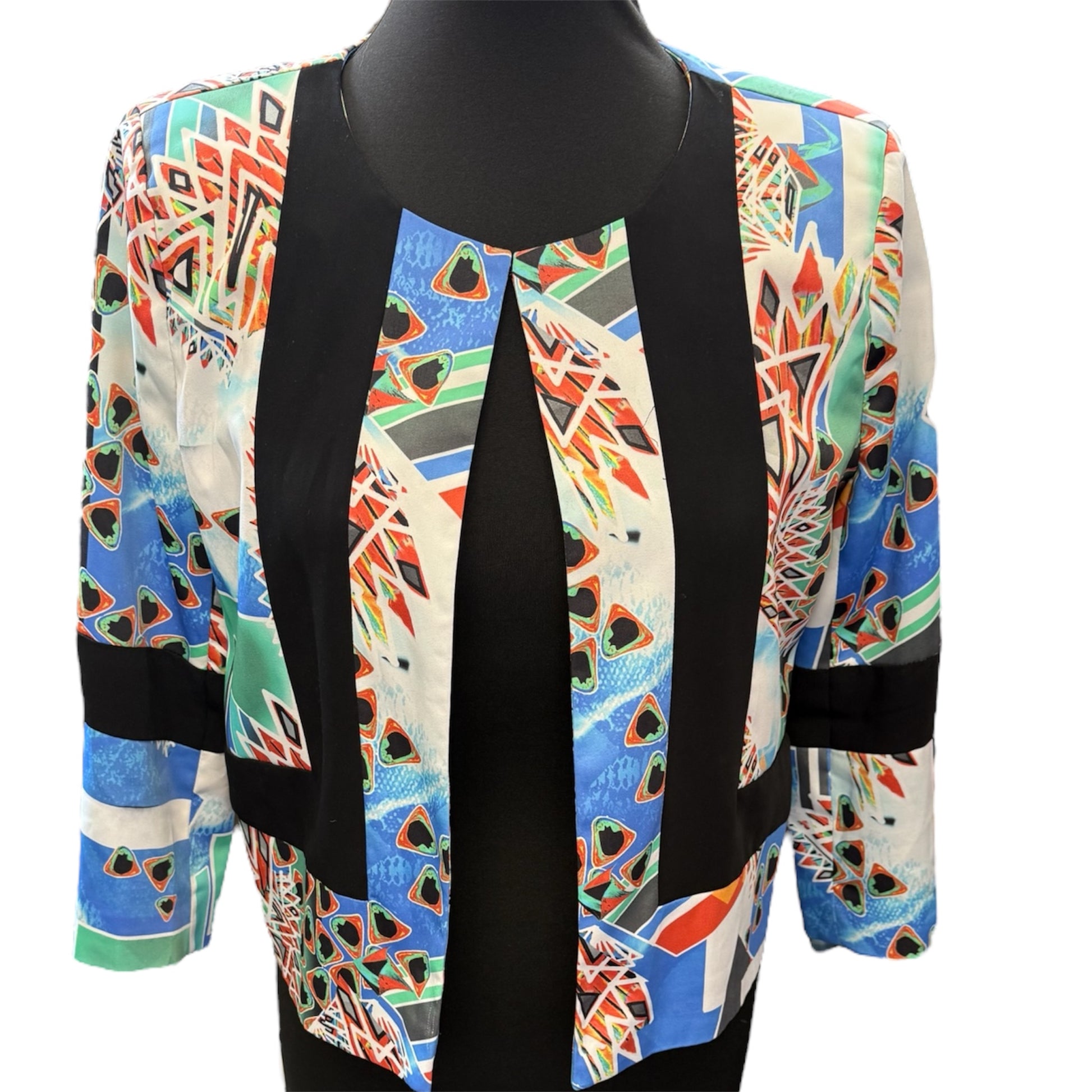 River Island collarless multi colour jacket