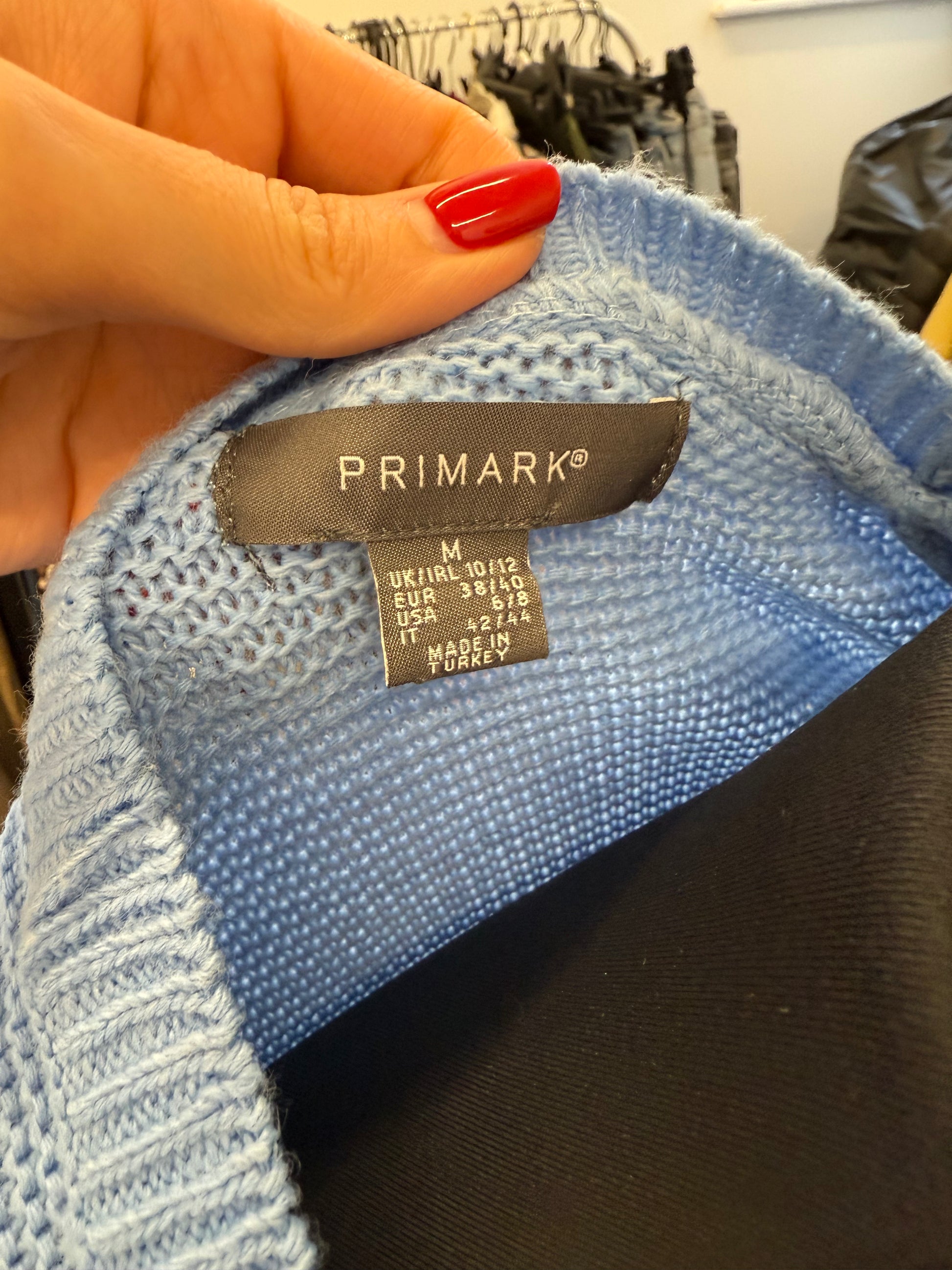Primark crop hole detail jumper