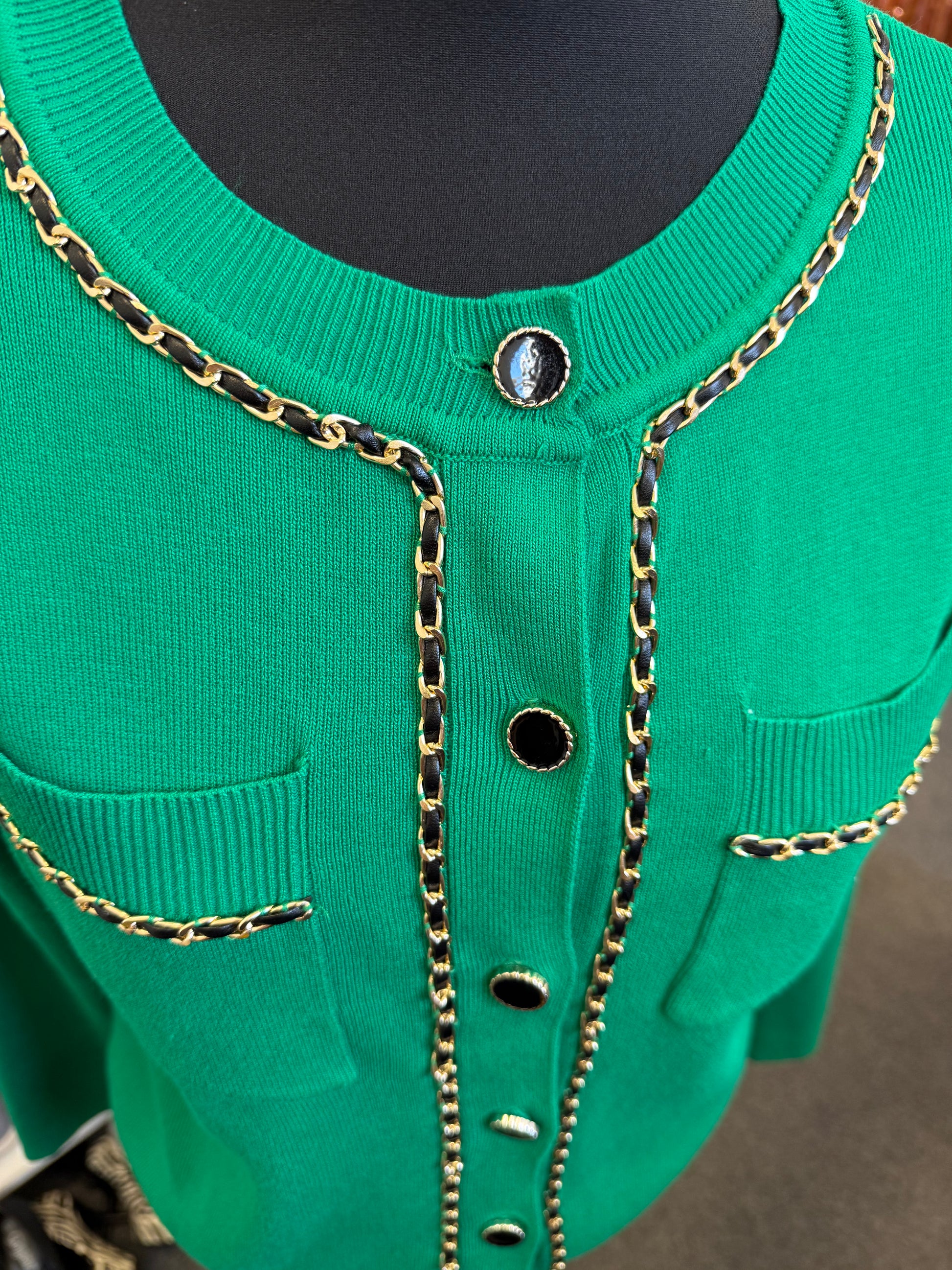 New look chain detail cardigan