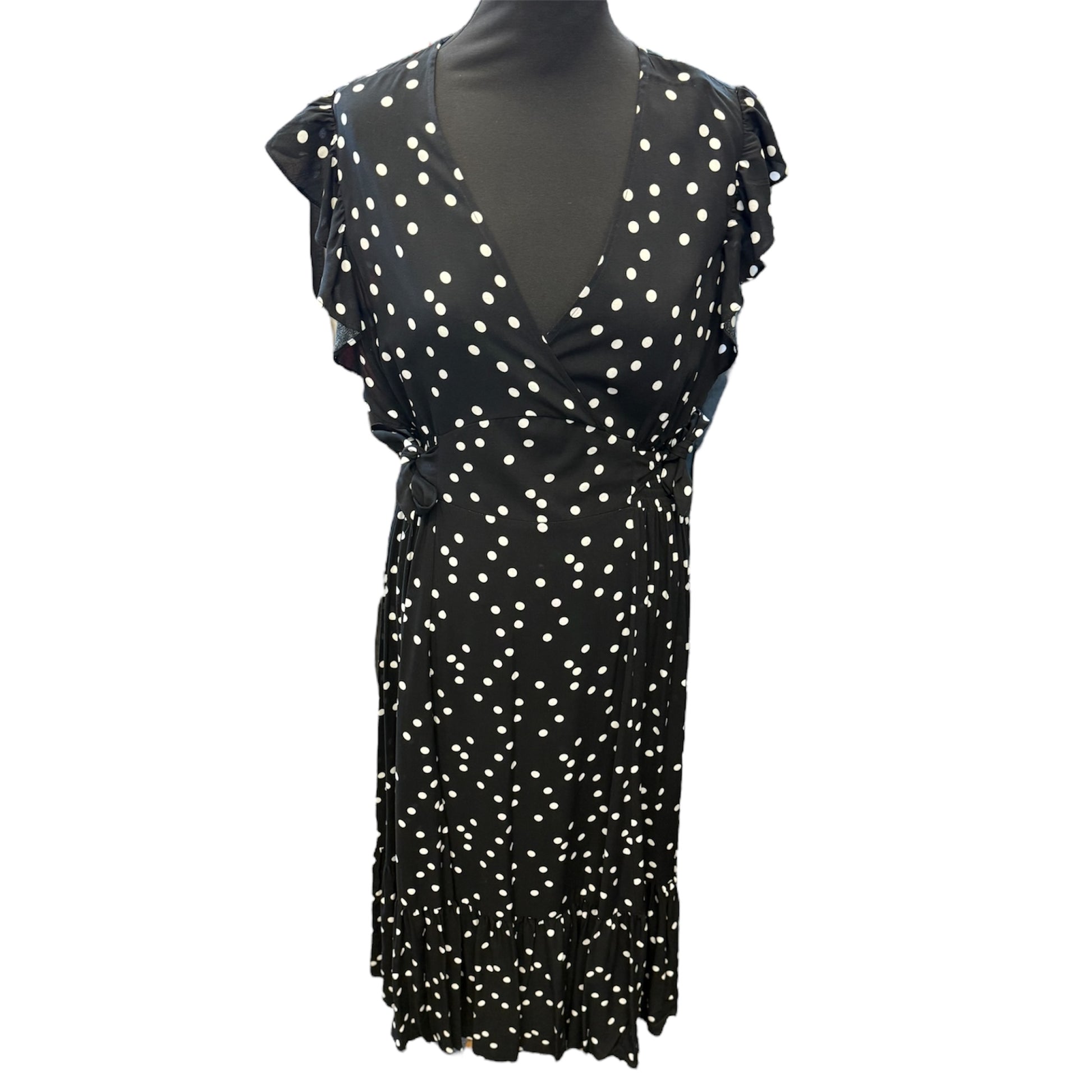 M&Co polka dot maxi dress