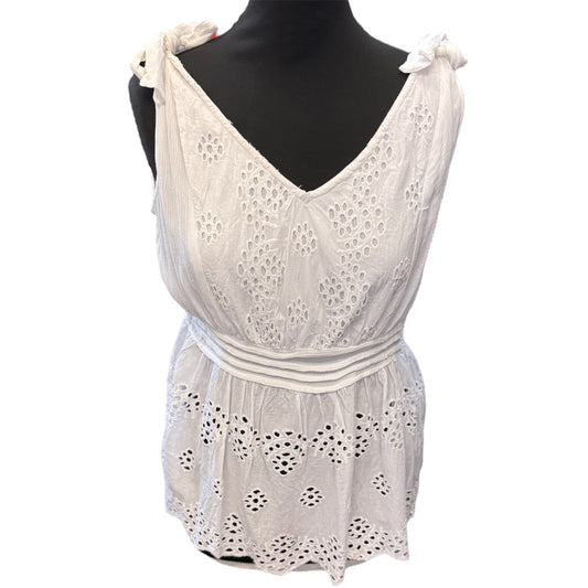 Joe Browns borderie anglaise tie strap top