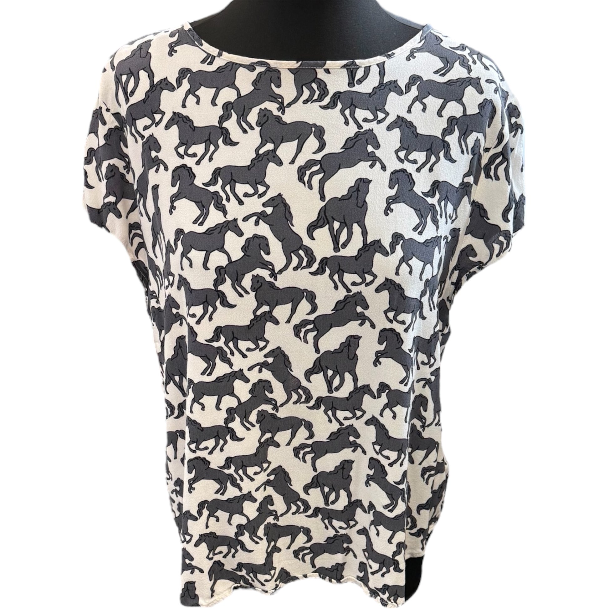 H&M horse print top