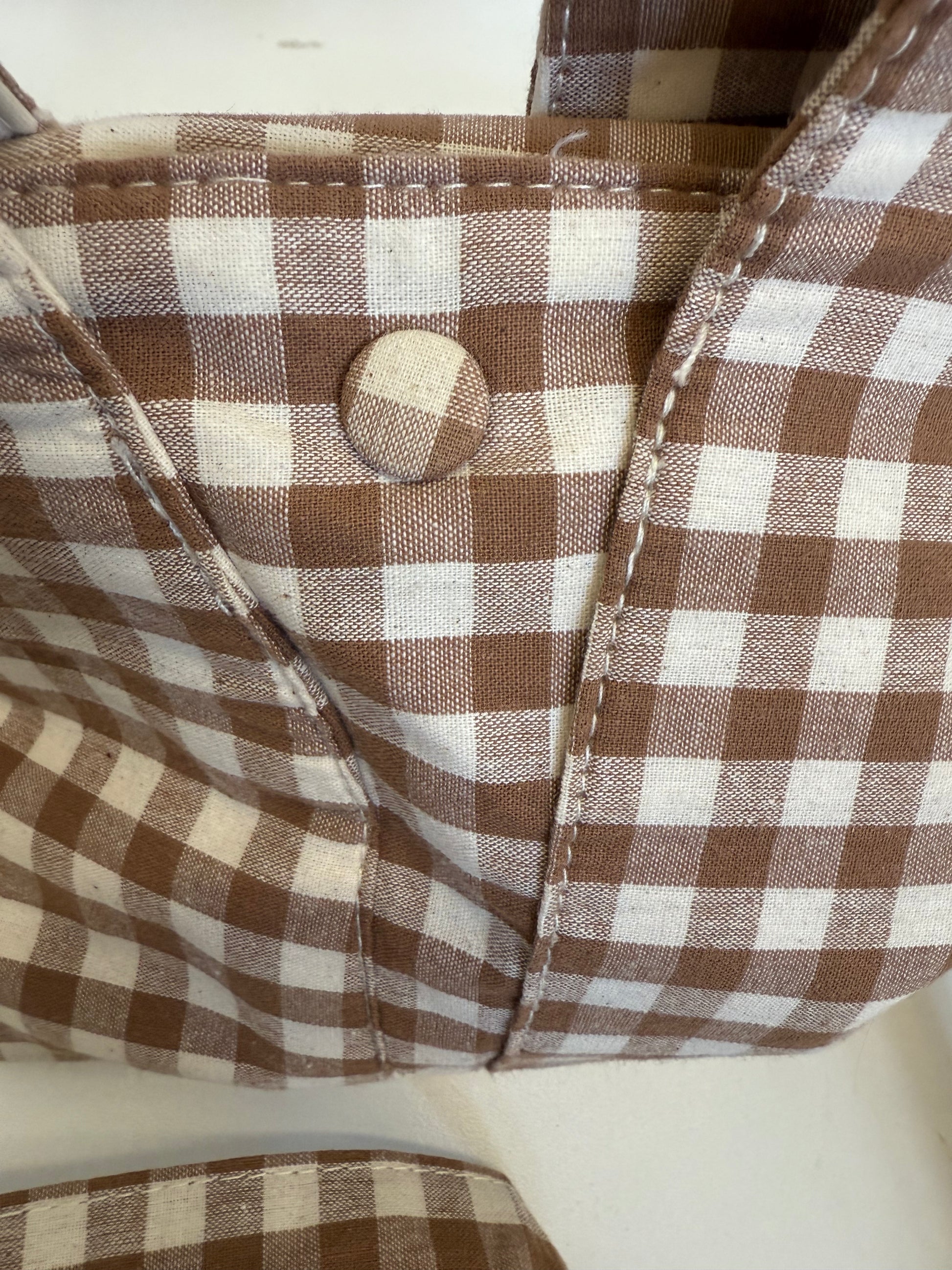 Zara check detachable strap bag
