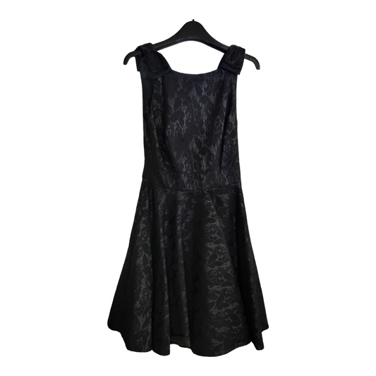 River Island Black Lace A-Line Dress