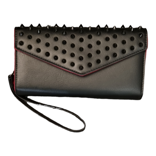 Brand New Black Studded Clutch/Purse