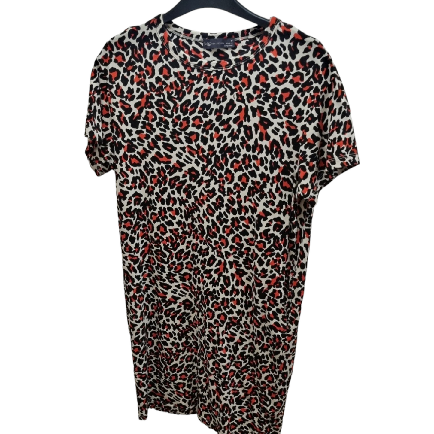 M&S leopard dress with pockets