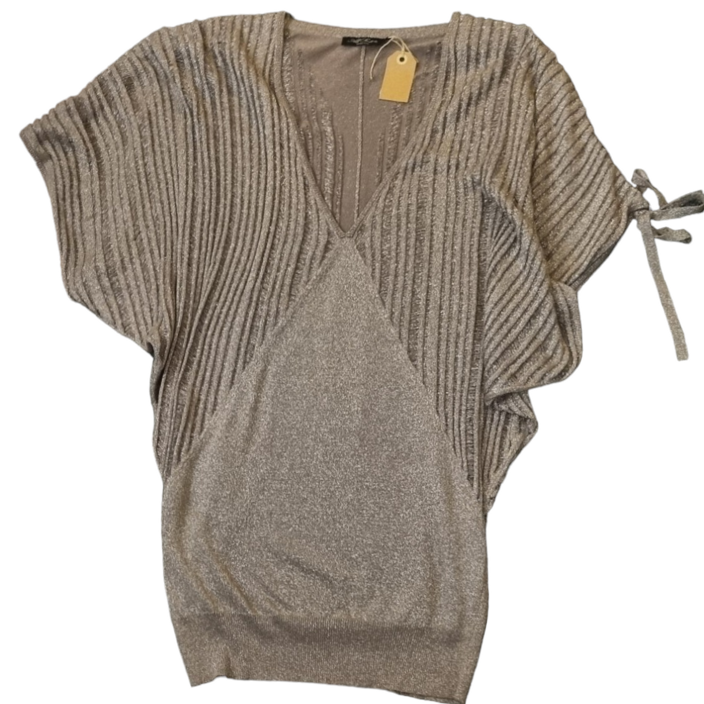 All Saints gold glitter jumper