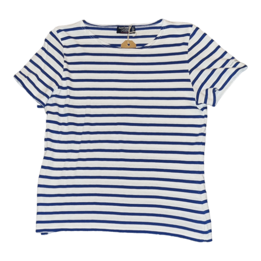 Saint James blue and white striped t-shirt