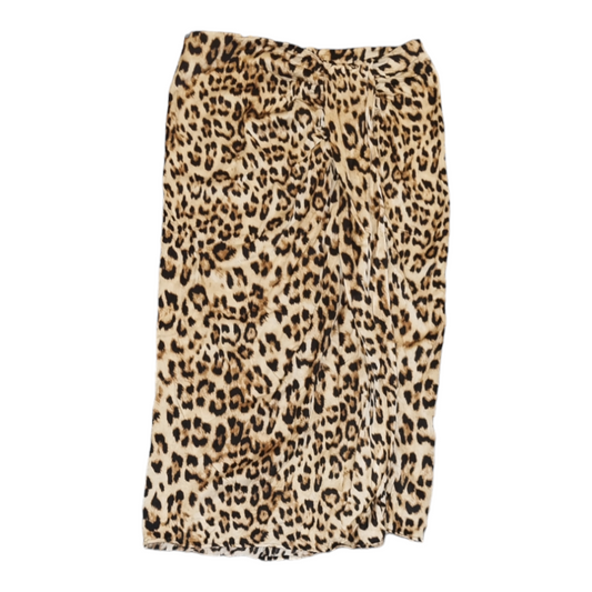 Frankie Bridge animal print midi skirt