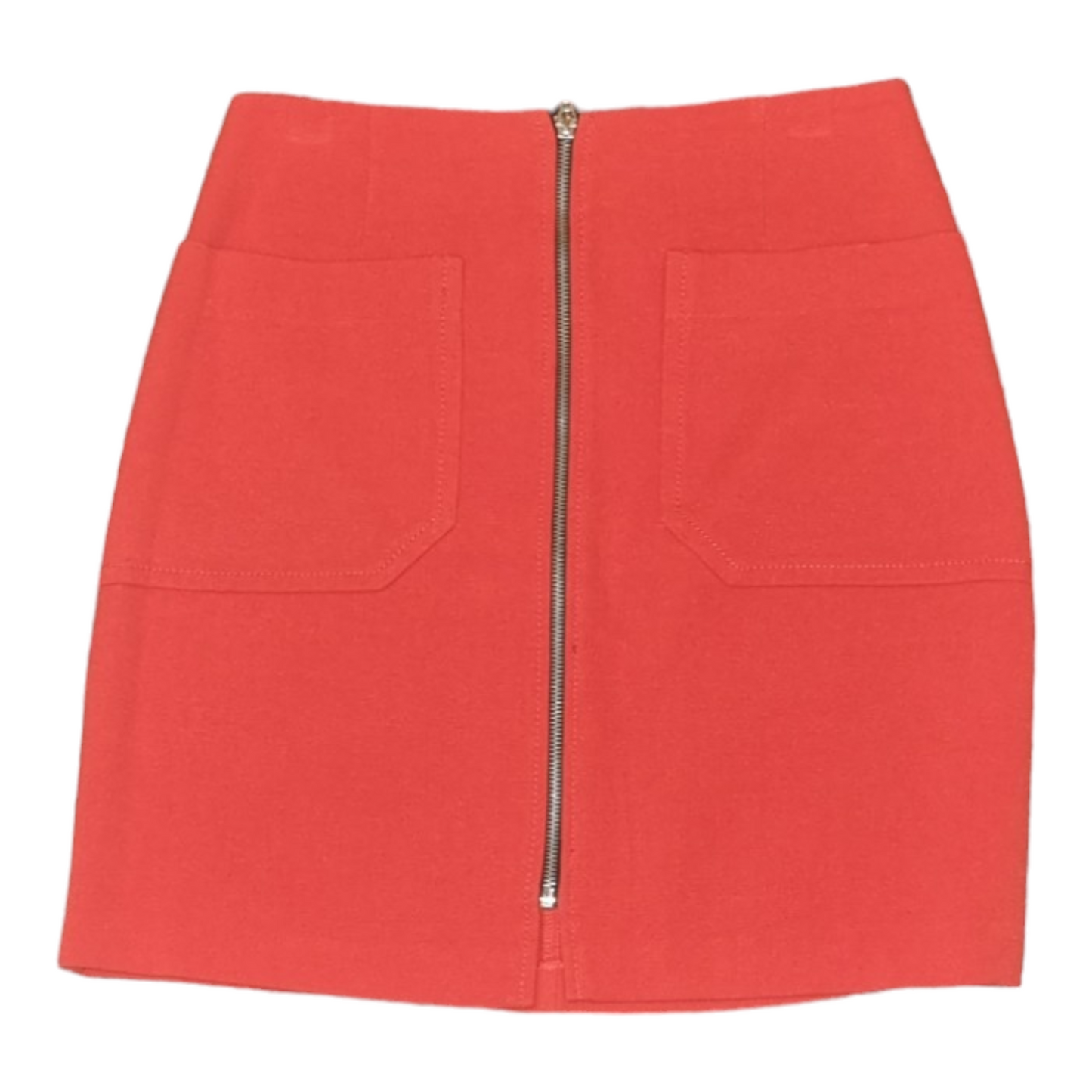 Dorothy Perkins Red zipped pocketed mini skirt