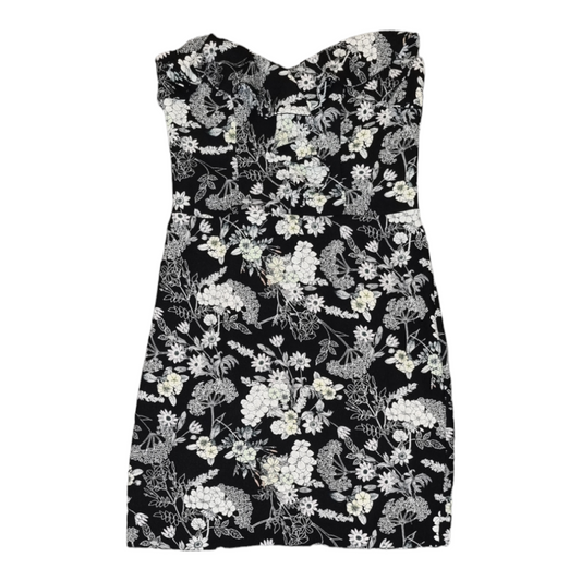 Miss Selfridge strapless floral mini dress