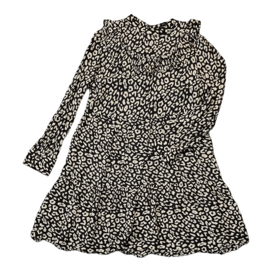 Zara animal print long sleeved dress