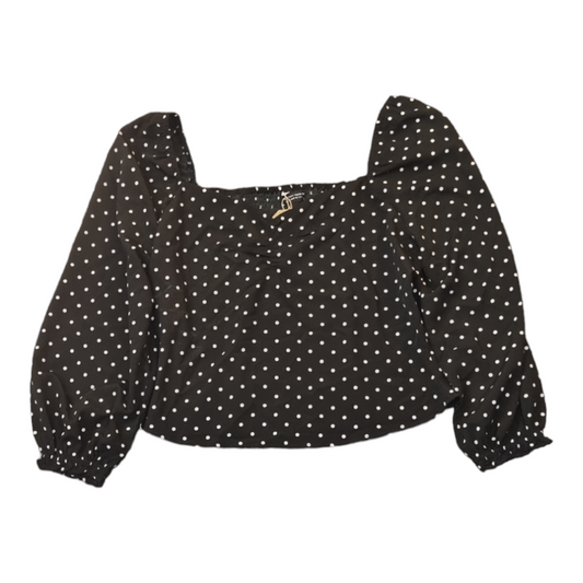 Dorothy Perkins polka dot puff sleeve top