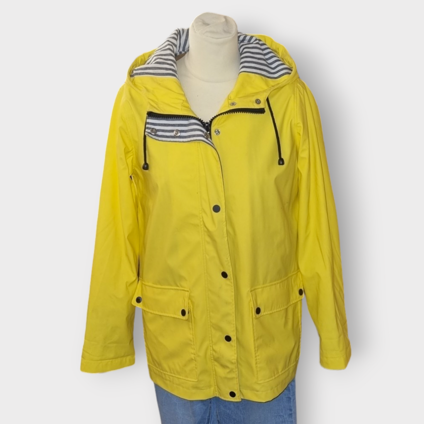 Topshop yellow raincoat