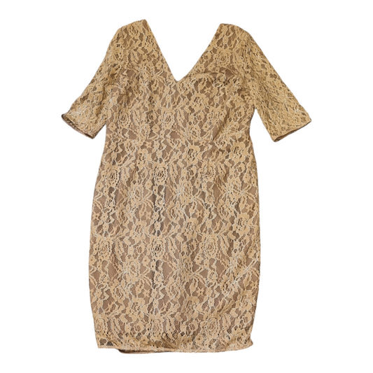 Autograph gold lace 3/4 sleeve dress (brand new with tags)