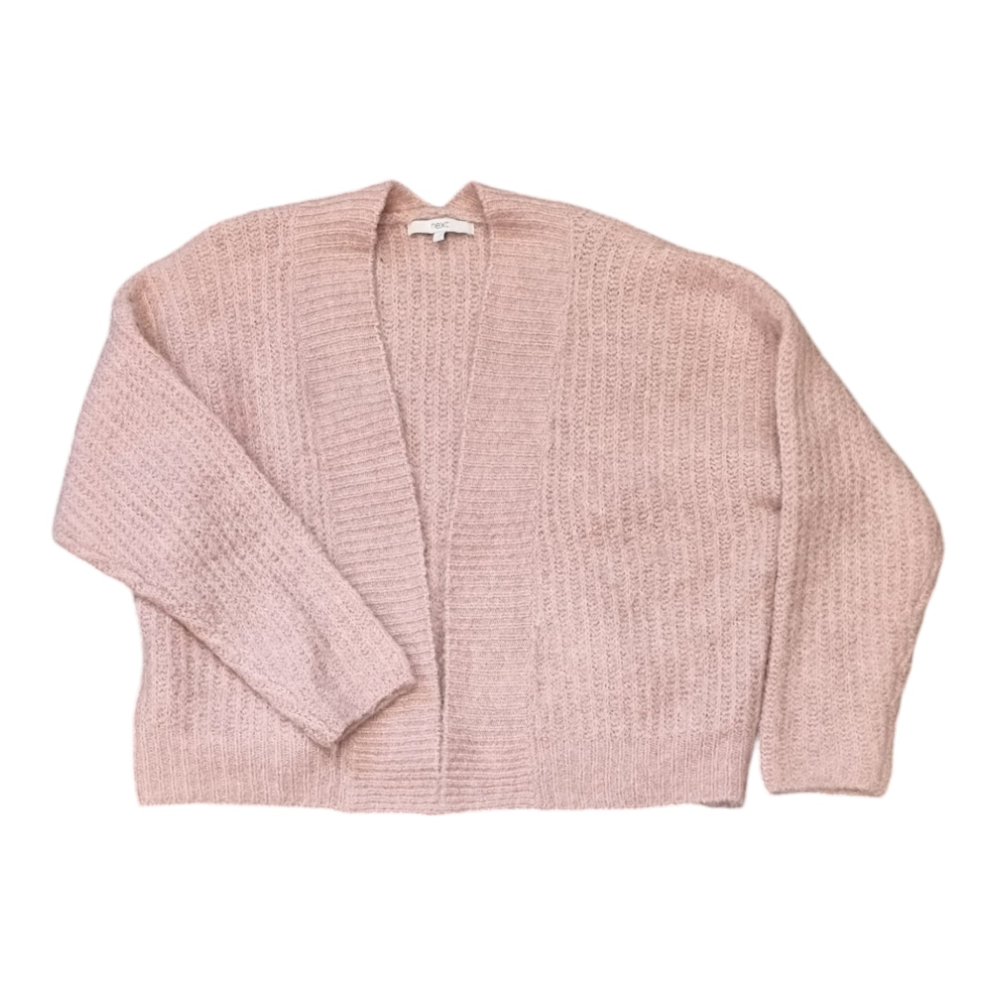 Next pink fluffy cardigan