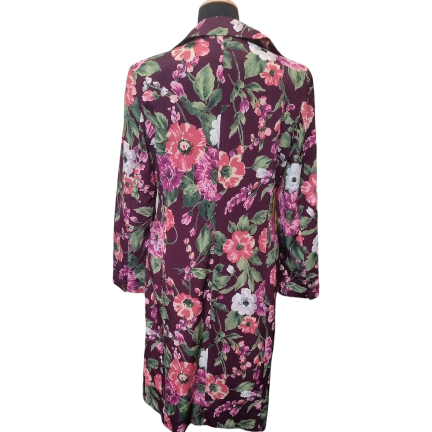 Whistles floral coloured midi lightweight jacket