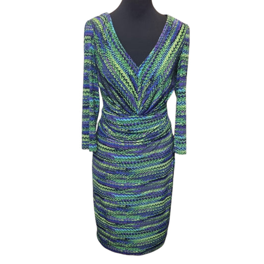 Gina Baccon multicoloured bodycon midi dress