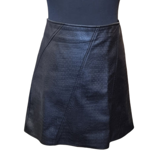 Dorothy Perkins pleather wrap style mini skirt