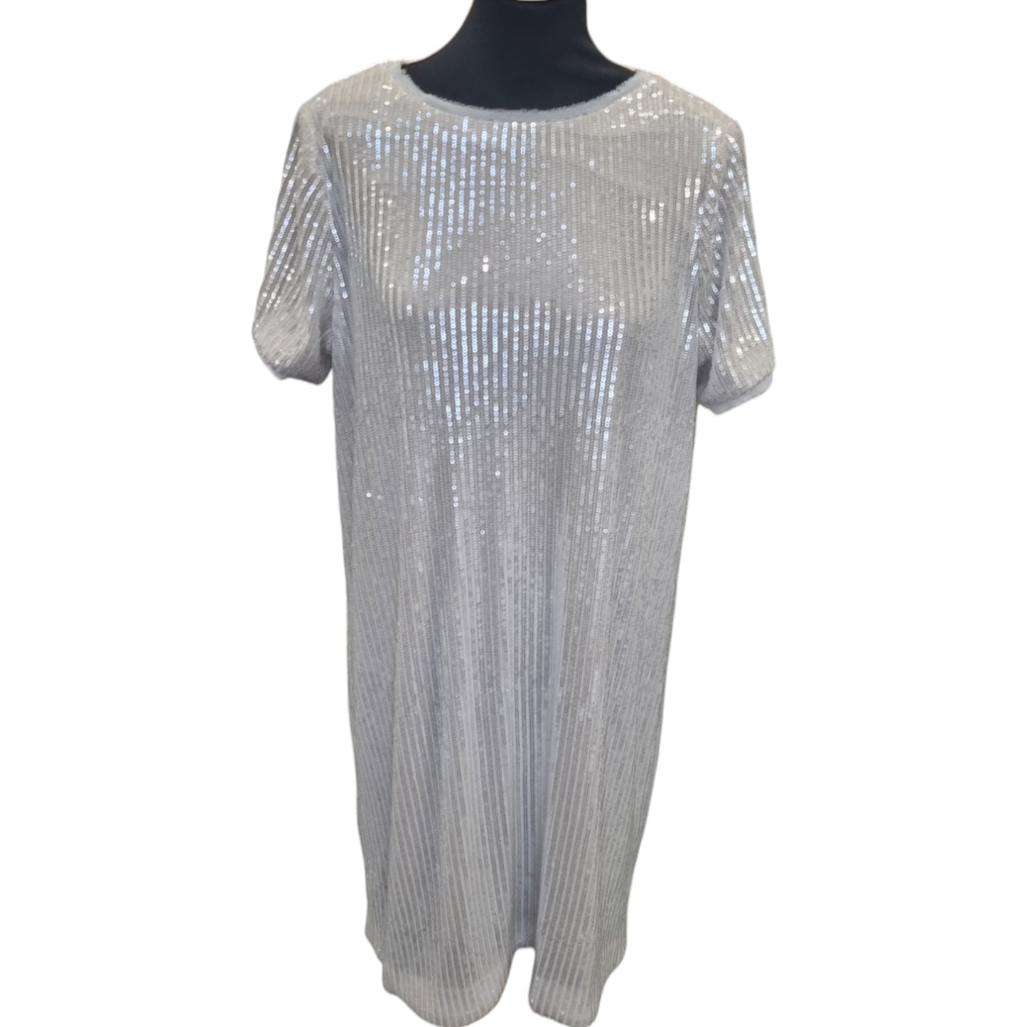 White Label sequin short sleeve dress